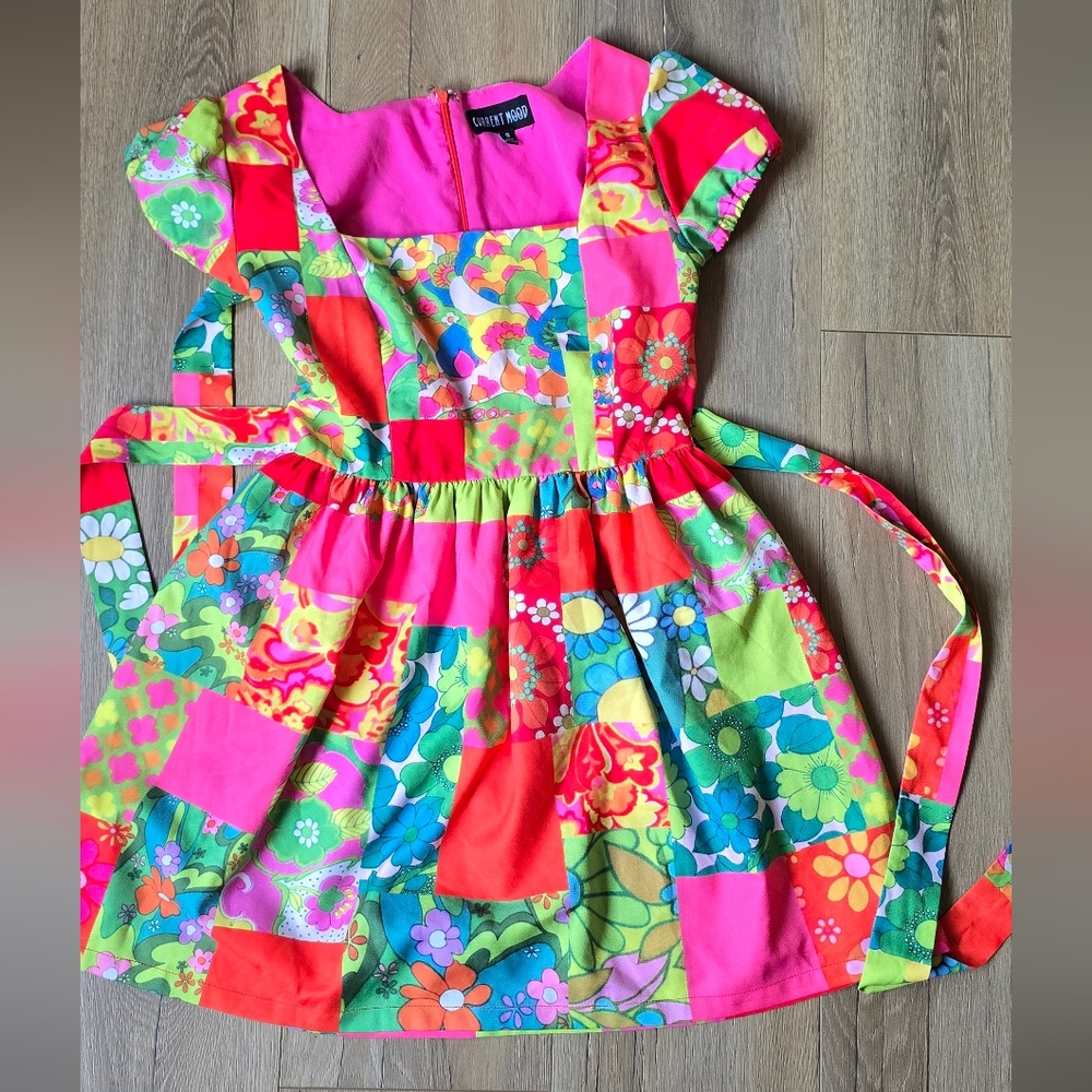 Current Mood Patchwork Dress - image 1